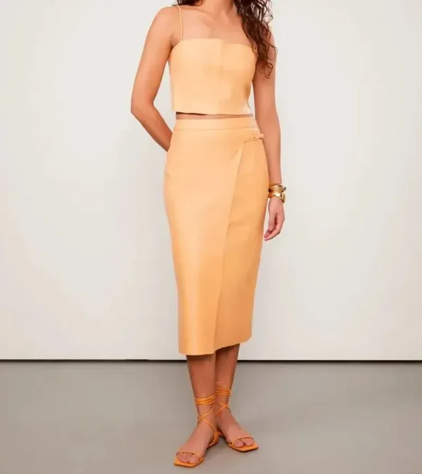 Conjunto Saia e Cropped Feminino