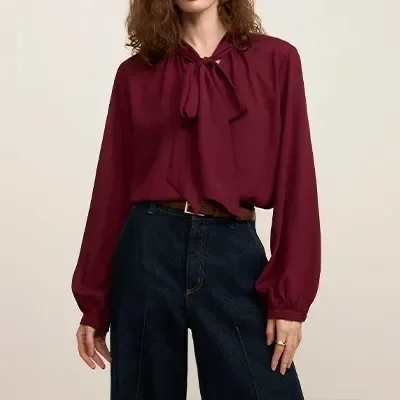Blusa Feminina com Laço