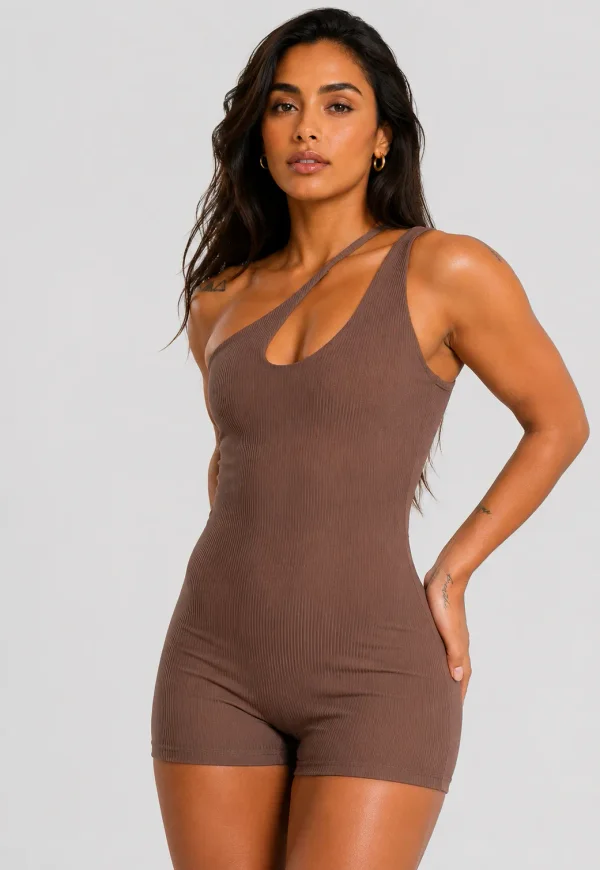 Macacão Fitness Marrom Unissex