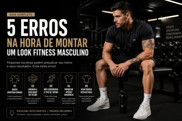 5 erros na hora de montar um look fitness masculino