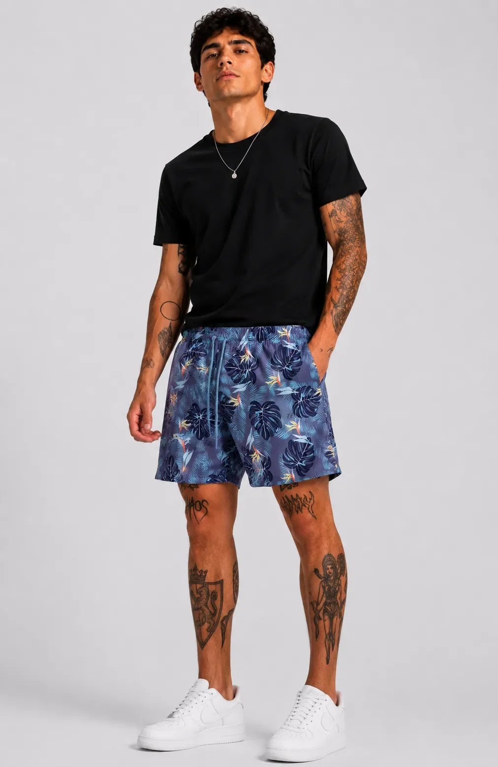 Bermuda Masculina Estampada Floral